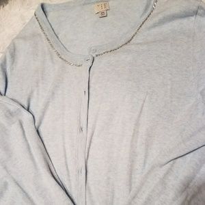 Embellished Cardigan Sweater